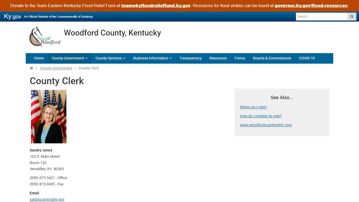 County Clerk - Woodford County, Kentucky